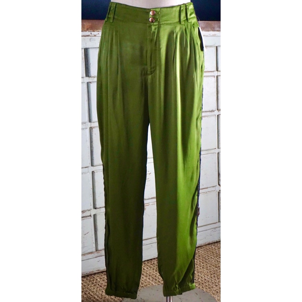 Anthropologie Diandra Pleated Joggers Pants New 6